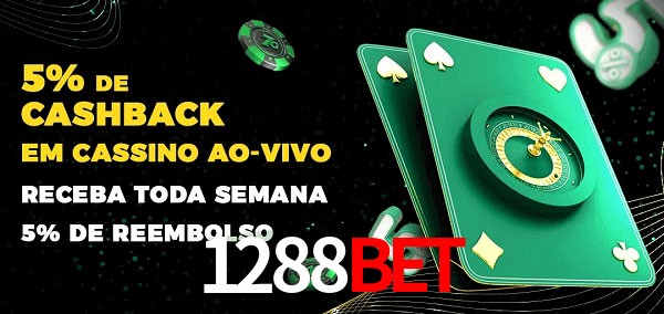 Promoções do cassino ao Vivo 1288bet